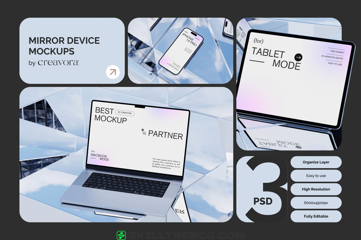 Sky Mirror Device Mockups（309787）-技能树